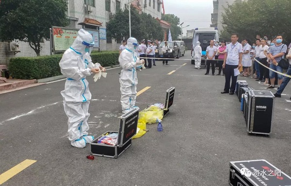 資陽區開展救災防病衛生應急處置與醫療救援