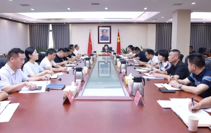 林红华主持召开资阳区经济运行和“企业服务年”工作调度会